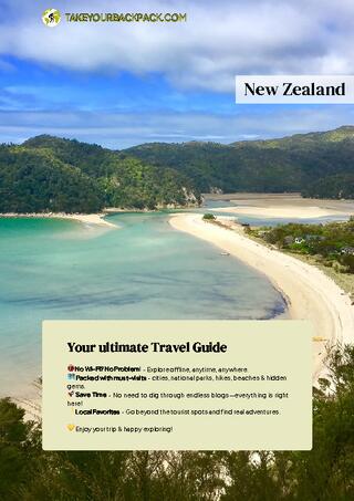 example page 0 from our offline Travel Guide for New Zealand